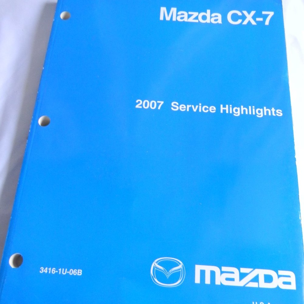 2007 Mazda CX-7 Service Highlights